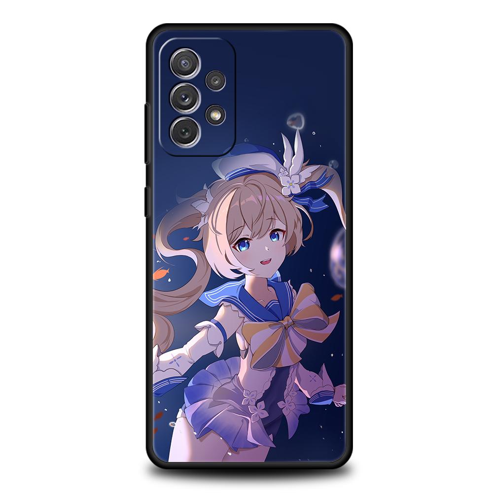 Genshin Impact Baizhu Hülle für Samsung A24 A12 A14 A32 A50 A70 A20E A20S A10 A10S A22 A30 A40 A34 A54 A42 A52 5G A02S A04s Hülle
