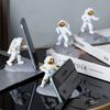 Light Luxury Minimalist Kung Fu Astronaut Ornament Astronaut Mobile Phone Holder Chasing Drama