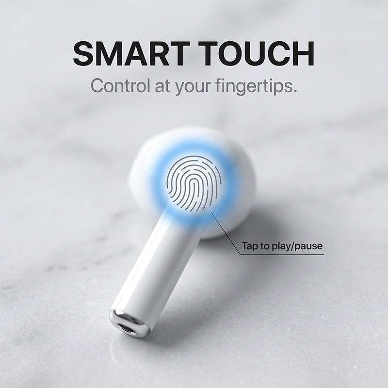 Zweite Generation 2. TWS True Wireless Bluetooth-Kopfhörer Bluetooth 5.3 Geringe Latenz Semi-In-Ear-Kopfhörer Lange Akkulaufzeit Sofortige Kopplung Ohrhörer