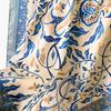 Yellow Lemon Print Silk Scarf 70x70cm Women Square Headban