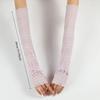 Sun-protective Sleeve Soft Silk Gloves Long Mittens Breathable Sunscreen Sleeves Summer Women Clothes Accessories Arm Warmer
