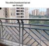 Balcony Privacy & Safety Screen: Rainproof, Dustproof, Pet-Protective Enclosed Railing