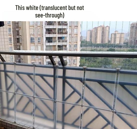 Balcony Privacy & Safety Screen: Rainproof, Dustproof, Pet-Protective Enclosed Railing