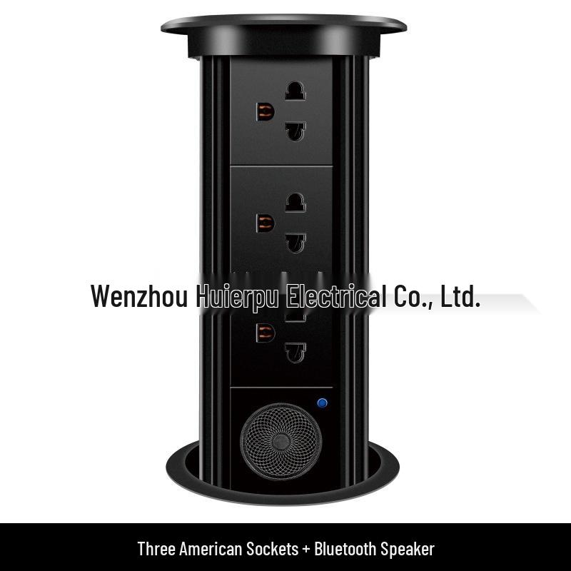 SJ Automatic Pop-Up Kitchen Island Power Socket