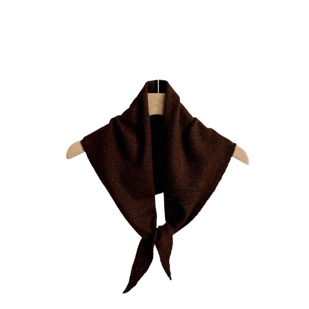 Striped Cross Scarves Wool Cross Neckerchief Sweet False Collar Women