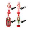 Christmas Nutcracker with Lights Holiday Decor Christmas Doll 28.5cm Tall Table Figurine for Home Parties Holiday Thanksgiving