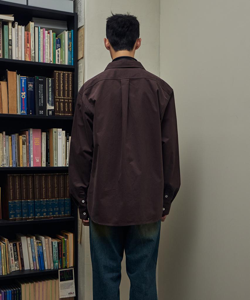 Aieondeoseutaendeu Peach Basic Shirt (Brown)