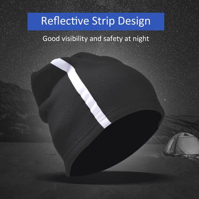 Adjustable Fleece Neck Gaiter Warmer Reflective Safety Face Cover Winter Warm Outdoor Sport Scarf