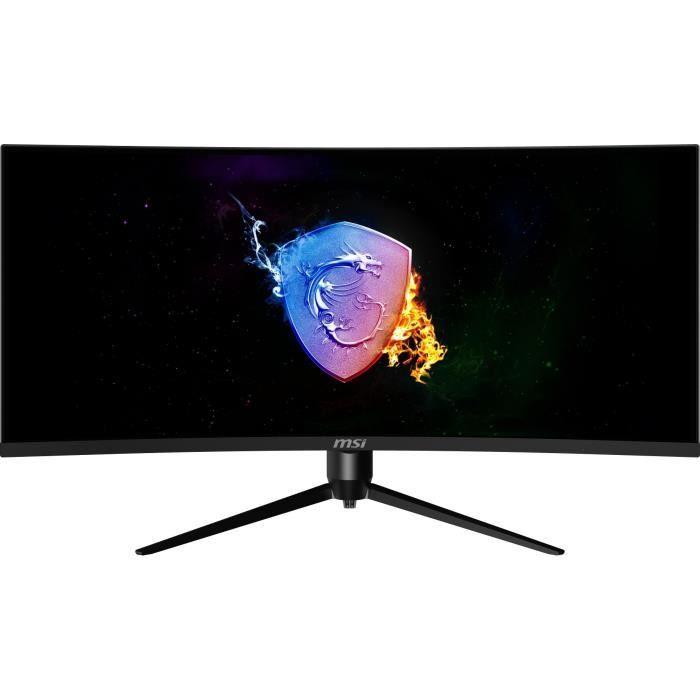 Ecran PC Gamer - MSI - Optix MAG342CQR - 34" UWQHD - Dalle VA - 1 MS - 144 Hz - Adaptive Sync, Pied reglable -