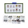 250×Car Remote Control Push Button Switch Car Key Buttons Touch Microswitch With Box Models Tactile Push Button Switch Kits