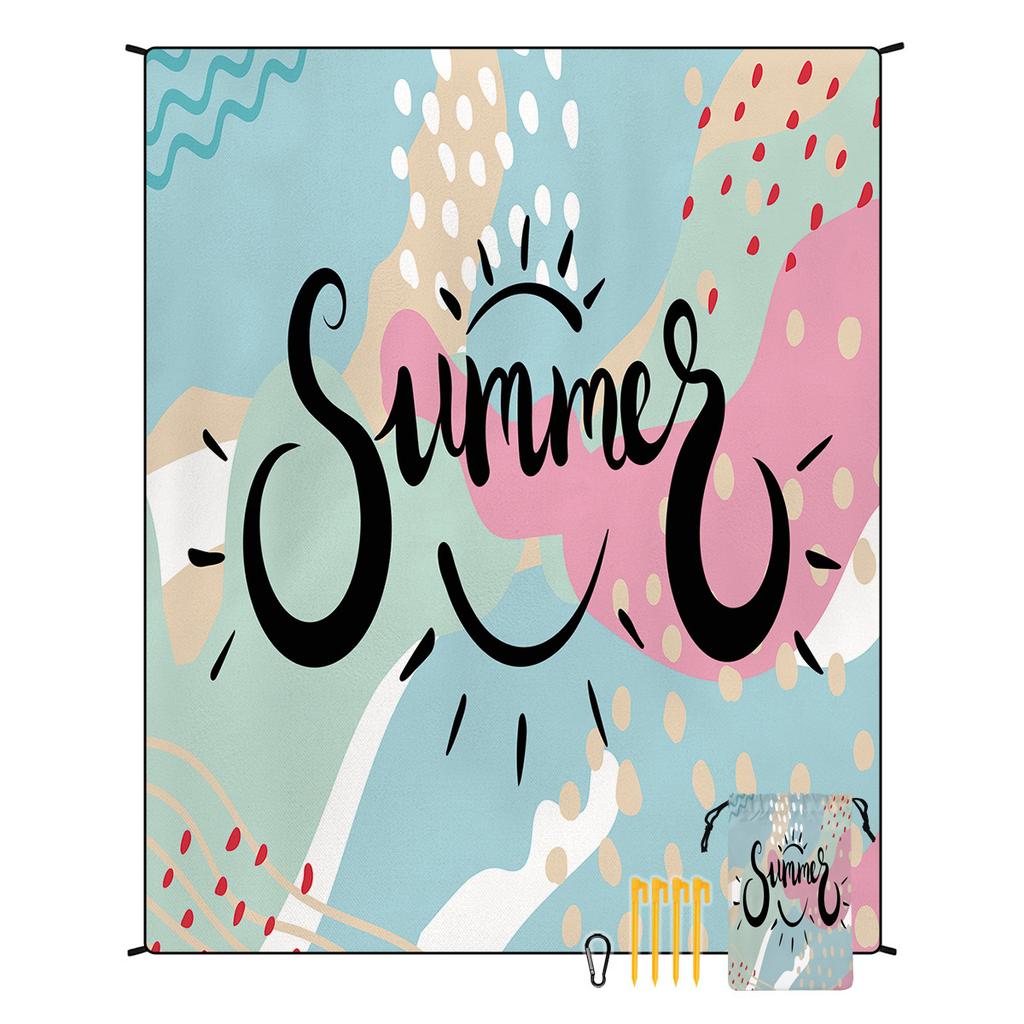 Bohemian Beach Mat Moisture-proof Mat Outdoor Seat Cushion Picnic Mat Customized Tent Camping Floor Mat 180 * 220CM 550g