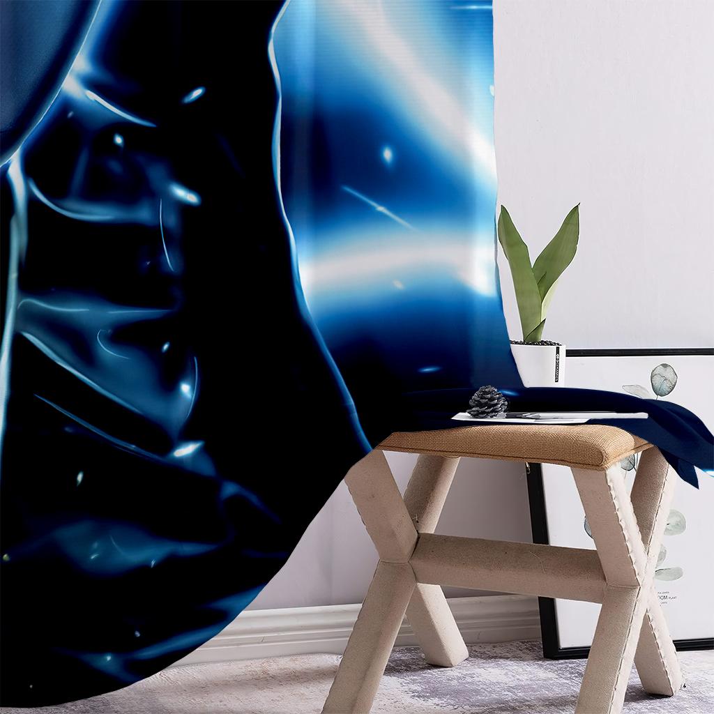 Cool Game Controller 3d Printed Curtains Suitable For Gaming Room Bedroom Study Room Decorative Curtains Home Decoration 2 PCS