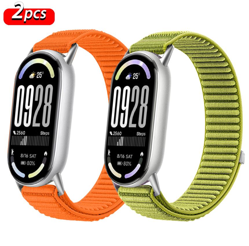 

Watchband for Xiaomi smart Band 10 9 8 Strap accessories Sport Nylon field Bracelet Replacement correa Mi band 8 9 10 strap NFC for Miband 8 strap
