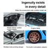 1/32 BWM-M8 Alloy Car Model High Simulation Diecasts Toy with Sound and Light Pull Back Vehicles Decoration Toys for Kids