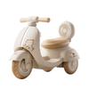 Elektrisches Dreirad-Motorrad für Kinder mit Fernbedienung und Lichtern für Jungen & Mädchen - Mulan Auto