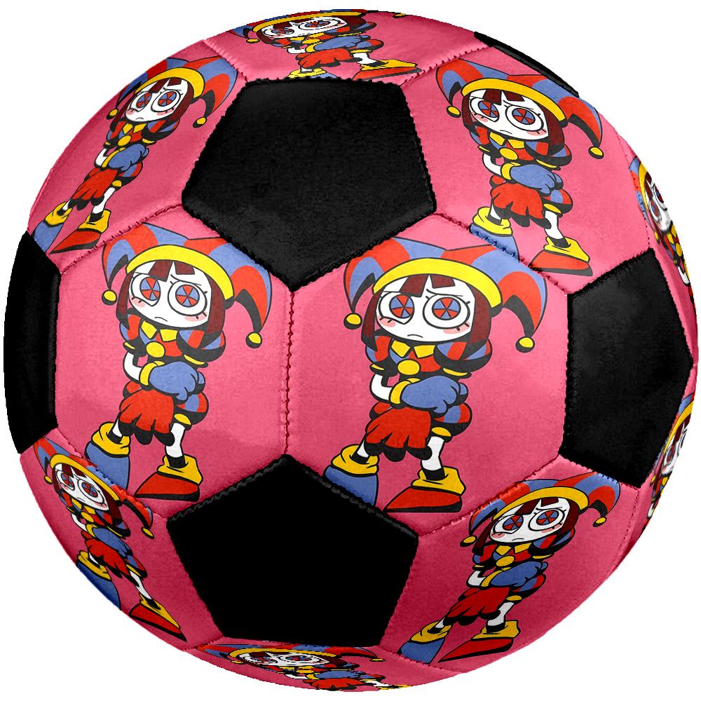 Pallone da Calcio Taglia 5 a Tema The Amazing Digital Circus, Adatto Sia per Partite Indoor che Outdoor, un Regalo Adatto a Tutti.