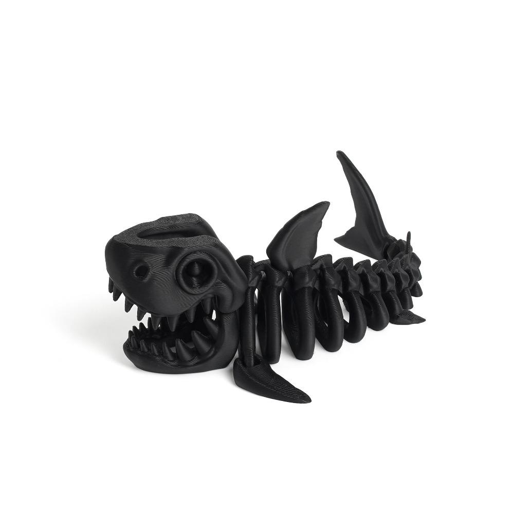 Multi-jointed Movable 3D Printed Shark Model Handmade Simulation Shark  Tabletop Ornament