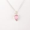 Pink Cat's Eye Gemstone 925 Sterling Silver Jewelry Handmade Pink Stone Pendant PP-56-36