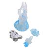 Blue Jellyfish Simulation Animal Model Blue Jellyfish Cycle Model Toy Ornament Children Cognitive Gr