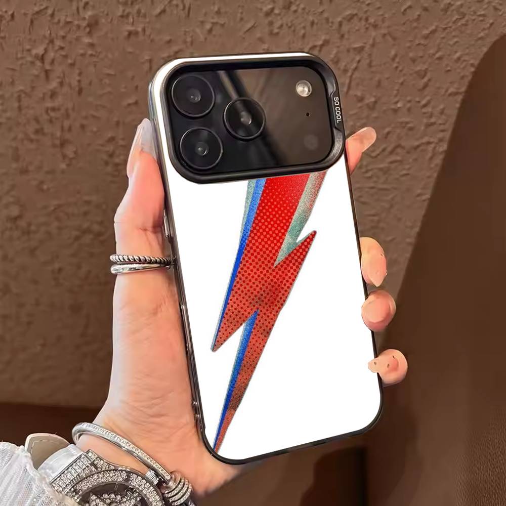 Singer D-David B-Bowie  Phone Case Color Silver Shell For IPhone 17 16 15 14 13 12 11 Pro Max Plus