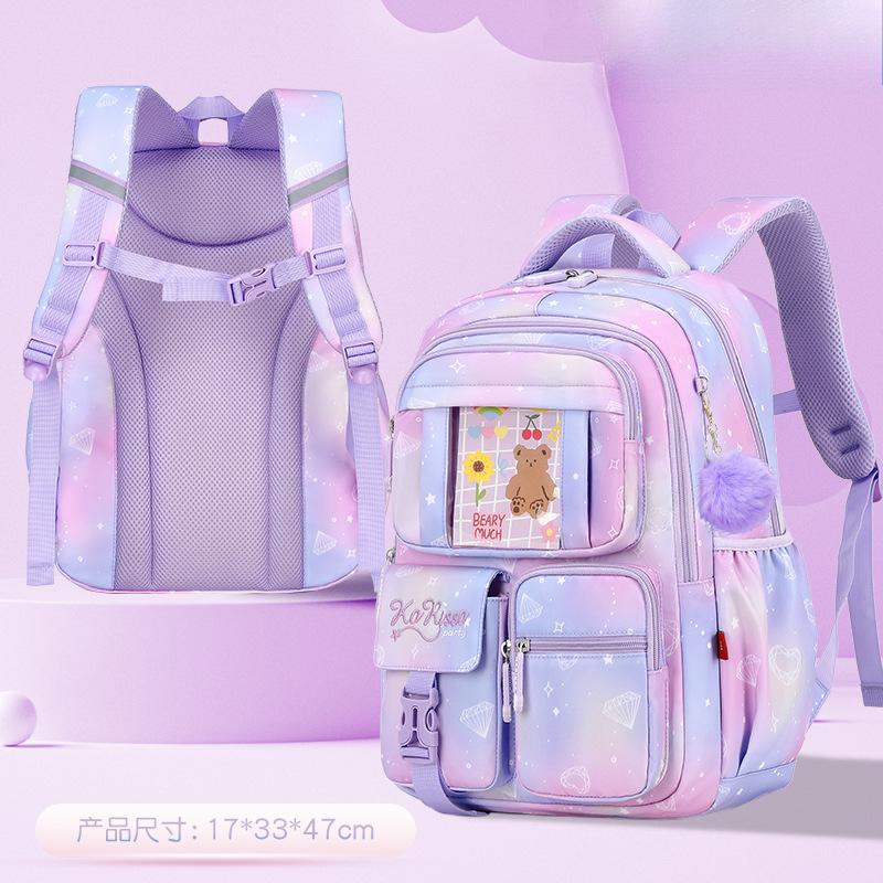 Children School Bags Girls Pink Princess Orthopedic Backpacks Primary School Student Waterproof girl Bookbag Kids Satchels bag