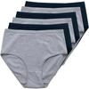6pcs Cotton Women Panties Lady Plus Size Underwear High Waist Briefs Breathable Solid Color Female Lingerie Shorts