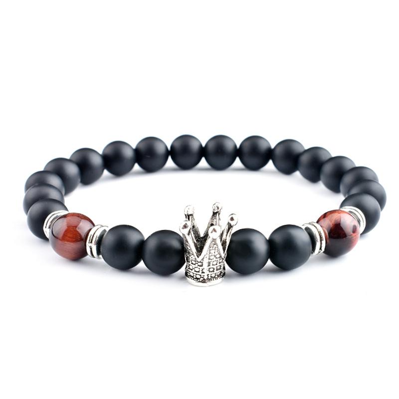 

Adjustable stainless steel bracelet stone beaded bracelets for women pulseras jewellery men bileklik accessories bijoux homme