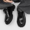 Fashion Casual Thick Soled Men's Leather Shoes Classic Comfort Style Work and Office Outdoor Fashion Street Party 38-46 Plus Size