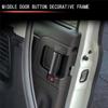 Car Middle Door Inner Handle Button Trim Sticker For Suzuki SPACIA  MK04 2017-2024 Car Replacement Carbon Fiber