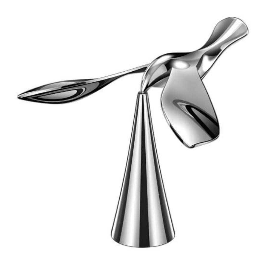 

Художественная металлическая открывалка для бутылок «Летающая птица» с вращающимся основанием