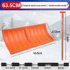 Kairui Wheeled Heavy-Duty Snow Pusher Shovel