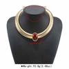 Metallkette Schlangenknochenkette Halskette Gold Dicke Kette Halskette Übertriebene Schlüsselbein Kette Geschenk