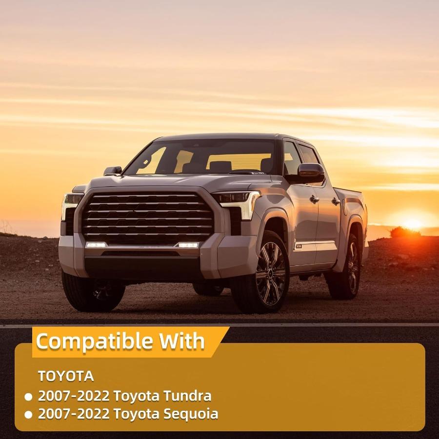 

24 Upper Control Arms Compatible with 20072025 Toyota Tundra Sequoia UCA Tubular Suspension Kit with Ball Joints Rubber Bushing United States