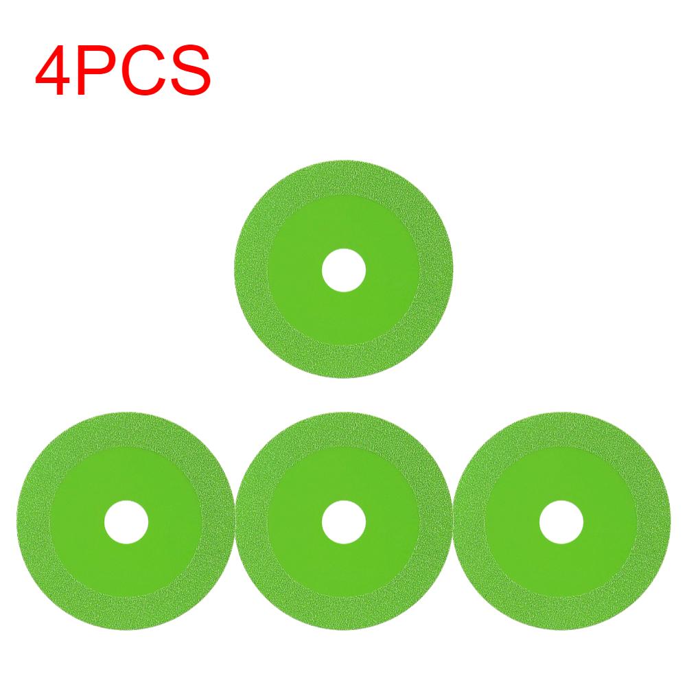 2-25pcs Glass Cutting Disc 100mm Ultra-thin Saw Blade Jade Crystal Wine Bottles Grinding Chamfering Cutting Blade Glass Cutting