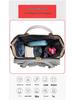 Portable Folding Mummy Bag: Lightweight, Large-Capacity Mother & Baby Backpack with Multi-purpose Bed Feature.