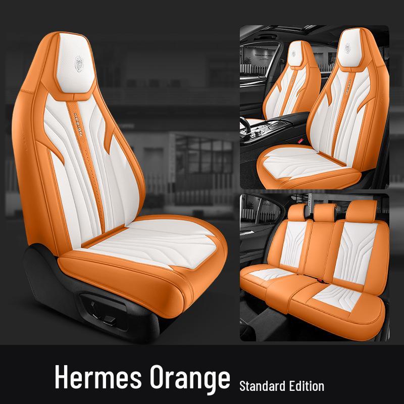 Leather Headrest Car Seat Cushion for BYD Dolphin, Song, Qin Plus DMi Pro EV - Universal Fit