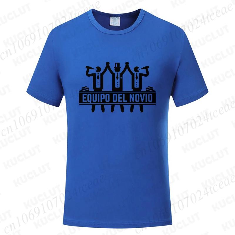 Spanisch Herren Single Abschied Junggesellenabschied Party Truppe T-Shirt Bier für den Bräutigam T-Shirts Team des Bräutigams Trauzeuge Oberteile Hochzeitshemd