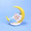 Ornaments Figure Tos Action Figure Sleeping Baby Moon Doll Car Dashboard Ornament Cake Decoration