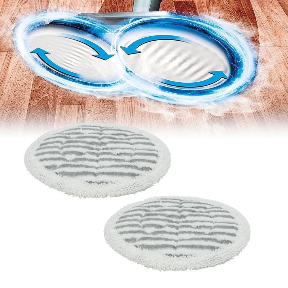 2PCS White Scrubbing Steam Mop Steam Mop Cloth for Shark S7000 Series S7000AMZ S7001 Floor Cleaning