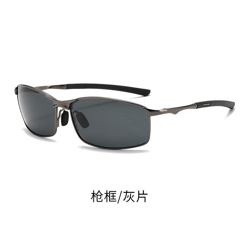Day And Night Polarized Light Color-Changing Sunglasses Outdoor Sports Cycling Glasses Small Frame Metal Men'S Sunglasses Night Vision Glasses