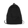 Schwarzer Rucksack für männliche College-Studenten Einfacher Herren-Rucksack Rucksack für Mittel- und Oberstufenschüler Damen-Rucksack