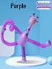 Light-Up Giraffe Telescopic Tube Educational Suction Cup Toy for Parent-Child Interaction
