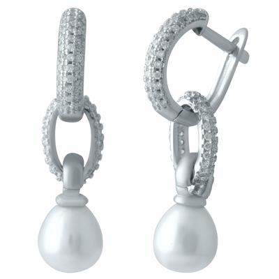 Pendientes de plata con perlas naturales (1975763)