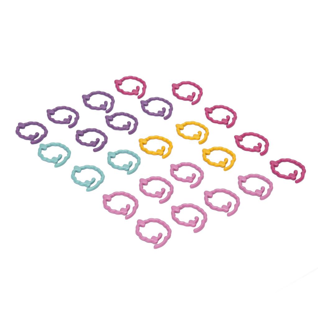 24Pcs Knitting Stitch   s Zinc Alloy Spiral Sheep Patt n Knitting   s for Fabric Crafts