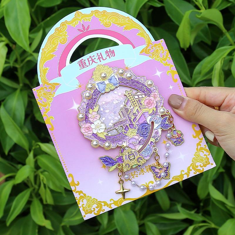 

Chongqing Metal Petal Quicksand Fridge Magnet – Creative City Travel Souvenir and Gift