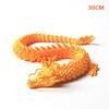 1PC 30/40CM Fish Tank Landscaping Decoration Collection Ornament Movable Jointed Dragon Statue 3D Printed Flexible Realistic