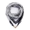 Warm Square Scarf Magnetic Buckle Triangular Silk Scarf Cotton Scarf Women's Spring Autumn and Winter Fashion Scarf