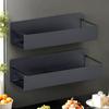 Magnetic Carbon Steel Refrigerator Spice Rack - Punch-Free Storage for Daily Kitchen Use