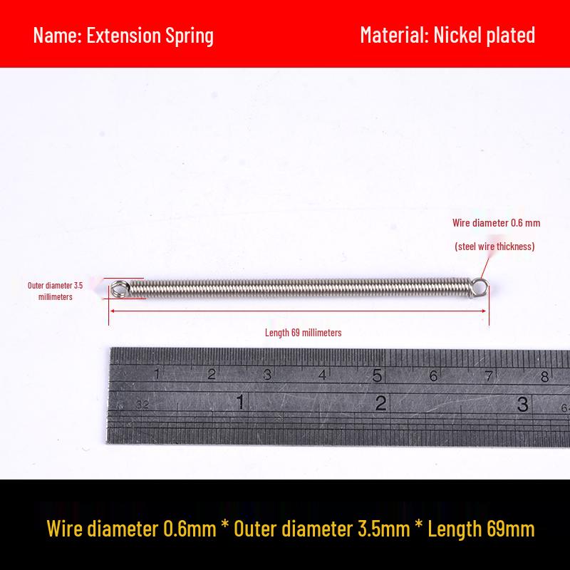 Stainless Steel Spring Hook for Microwave Oven Handle, Wire Diameter 0.6/0.7