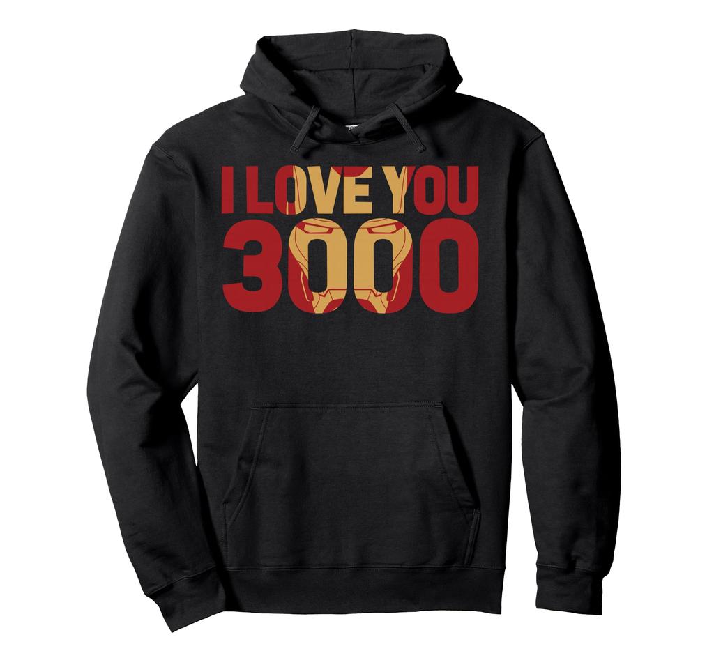 Marvel Avengers Endgame Iron Man I Love You 3000 Textfill Parker
